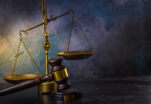 Image of the scales of Justice and a gavel