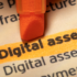 Image of the words digital asset