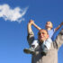 Image of a grandfather and grandchild